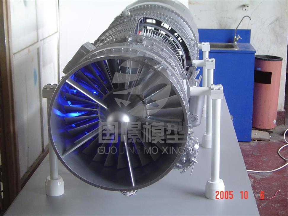康平县飞机发动机模型